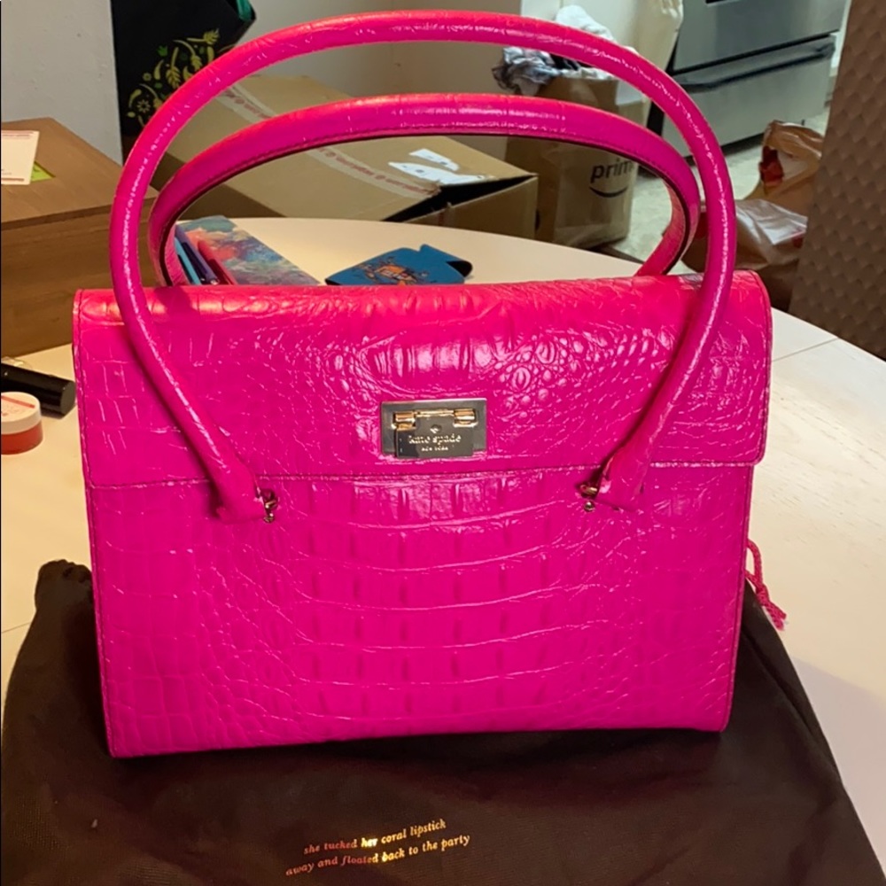 Kate spade hot pink bag
